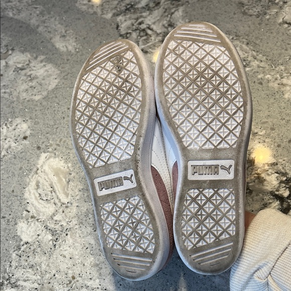 Puma Women's Sneakers - Mauve and White - Picture 8 of 9